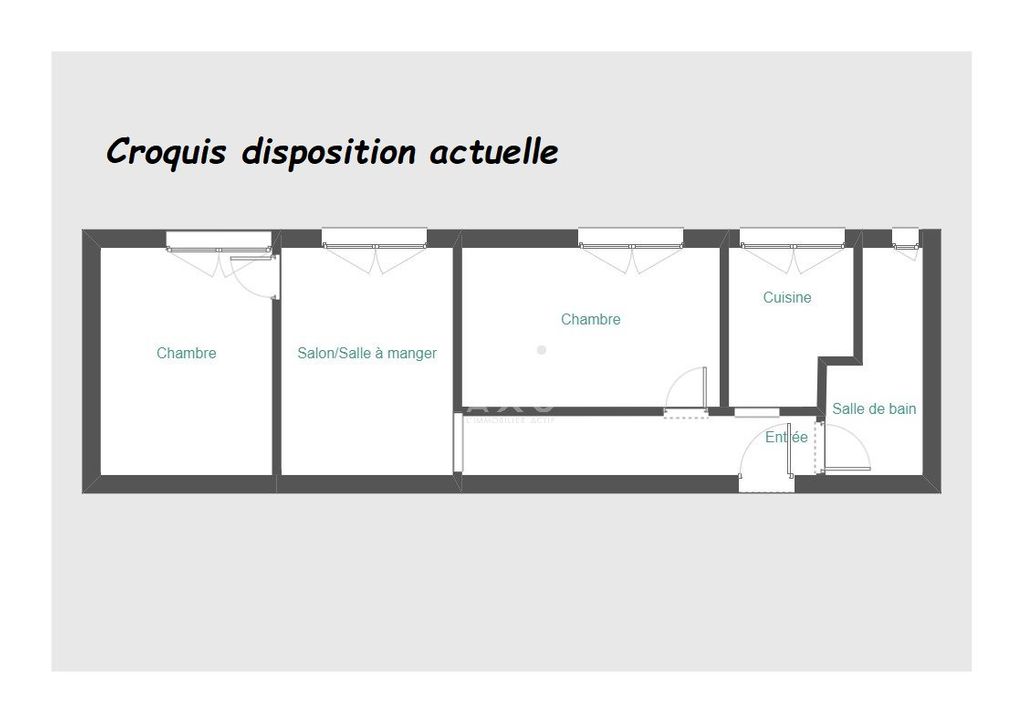 Achat appartement à vendre 3 pièces 47 m² - Paris 18ème arrondissement