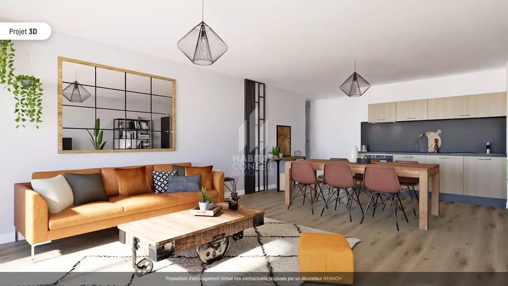 Achat appartement à vendre 4 pièces 90 m² - Saint-Martin-d'Hères