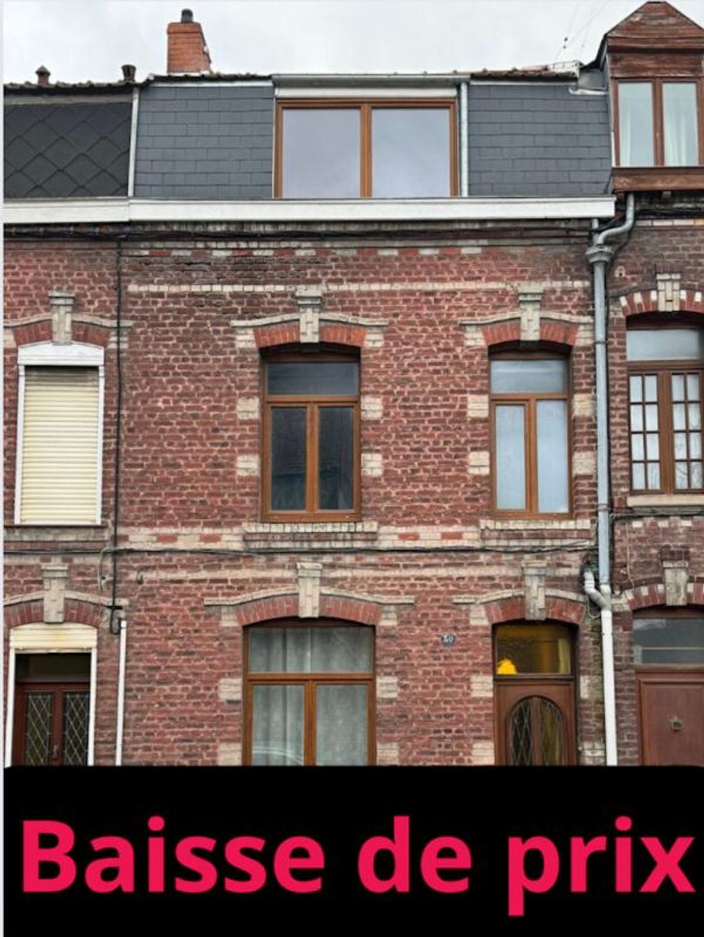 Achat maison à vendre 4 chambres 130 m² - Valenciennes