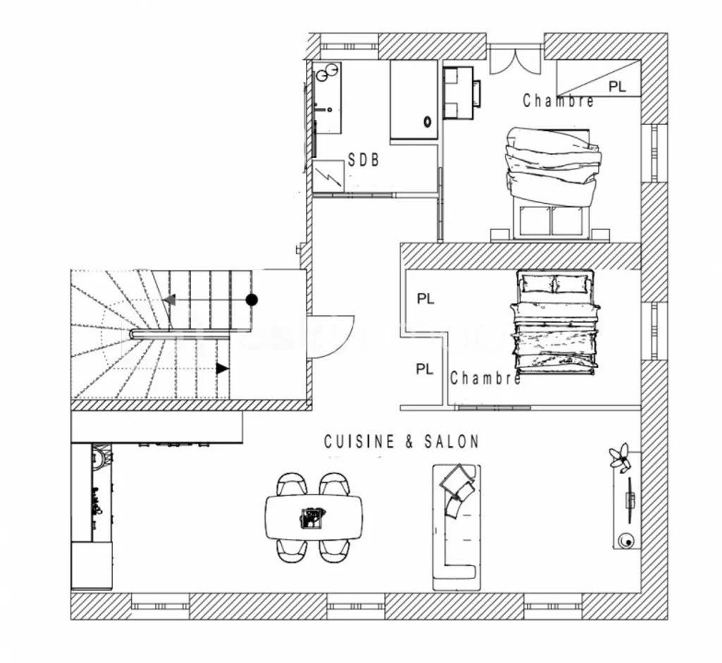 Achat appartement à vendre 3 pièces 78 m² - Aix-les-Bains