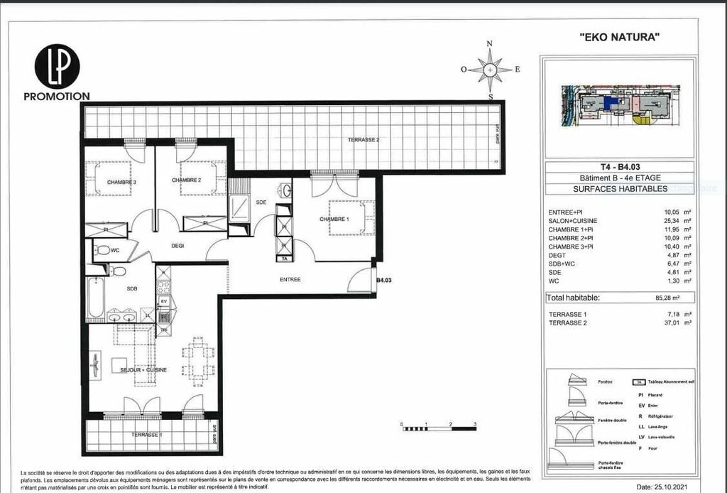 Achat appartement à vendre 4 pièces 85 m² - Meaux