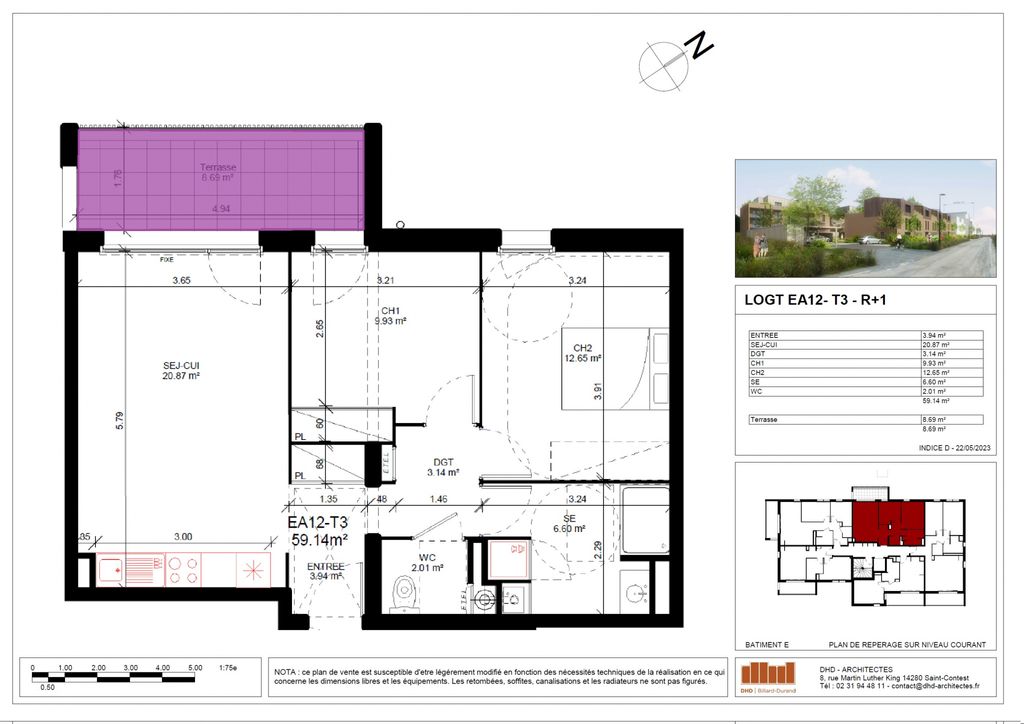 Achat appartement à vendre 3 pièces 60 m² - Douvres-la-Délivrande