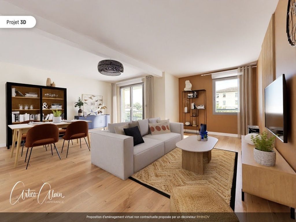 Achat appartement à vendre 4 pièces 89 m² - Toulouse
