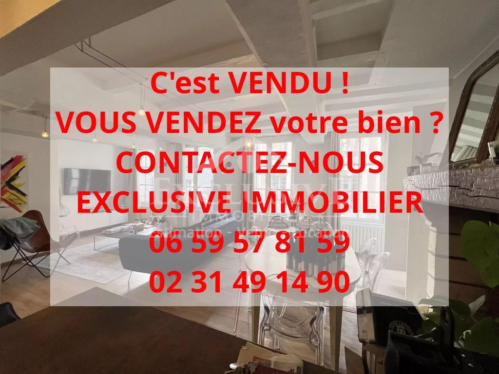 Achat appartement à vendre 3 pièces 74 m² - Honfleur