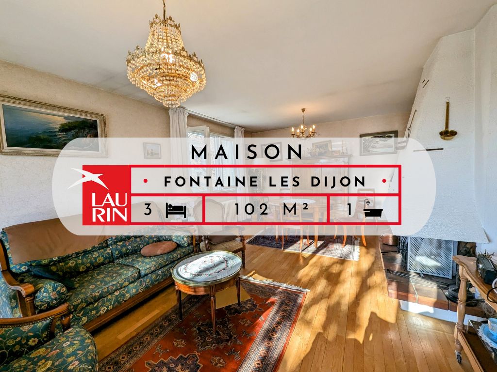 Achat maison à vendre 3 chambres 102 m² - Fontaine-lès-Dijon