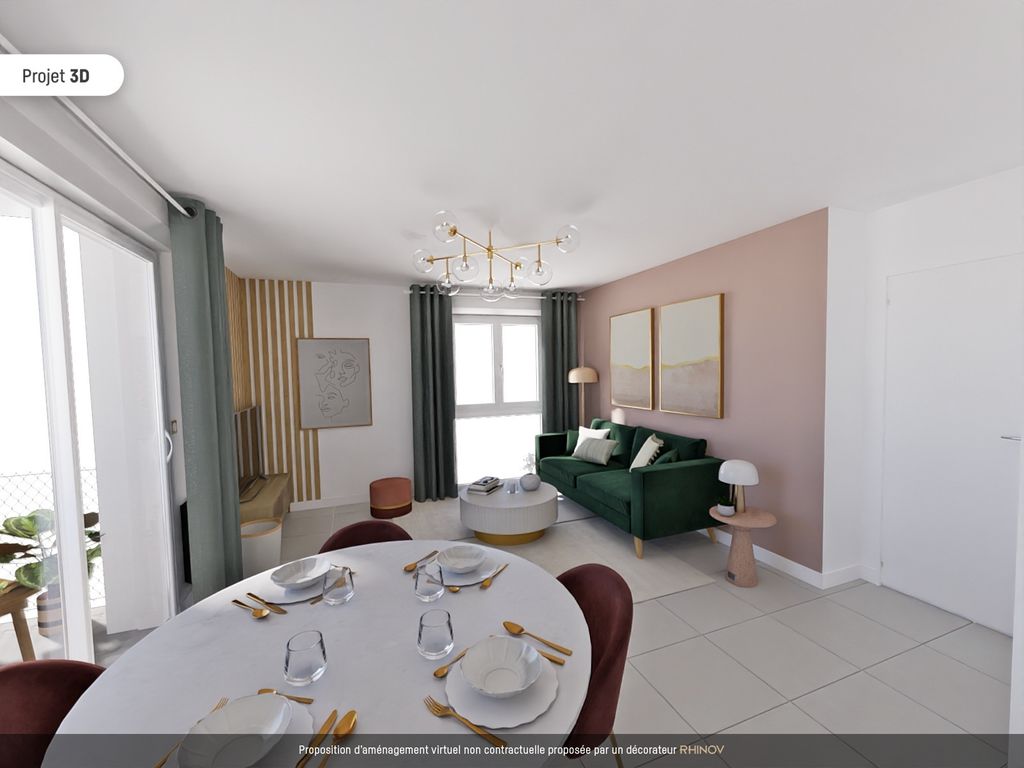 Achat appartement à vendre 3 pièces 63 m² - Beauzelle