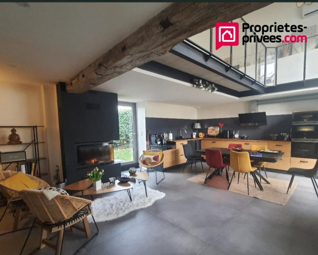 Achat maison à vendre 4 chambres 169 m² - Saint-Didier-sur-Chalaronne