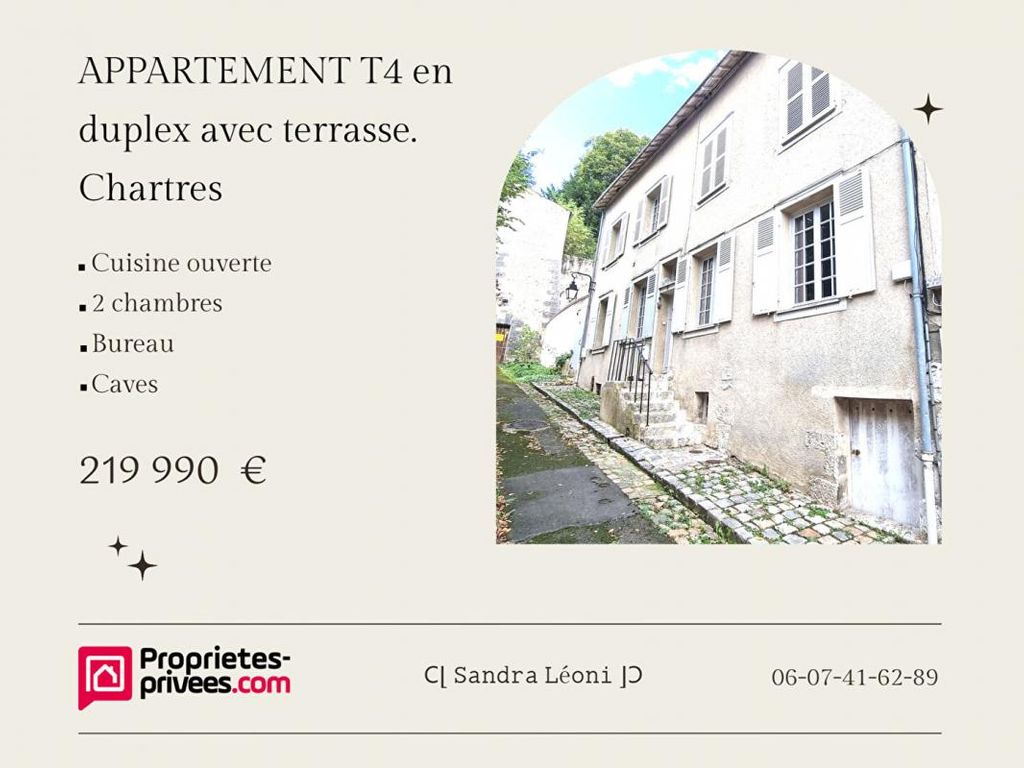 Achat appartement 4 pièce(s) Chartres
