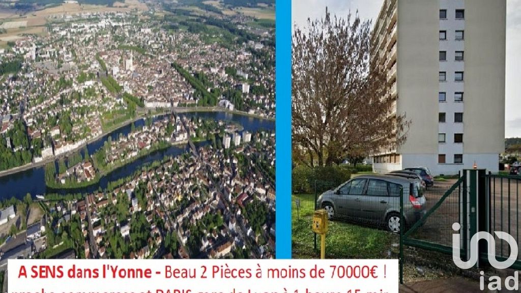 Achat appartement à vendre 2 pièces 45 m² - Sens