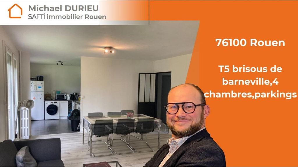 Achat appartement à vendre 5 pièces 89 m² - Rouen