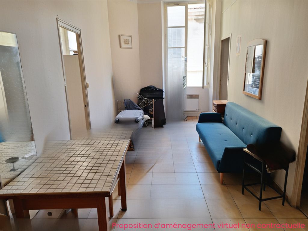 Achat appartement à vendre 3 pièces 43 m² - Marseille 1er arrondissement