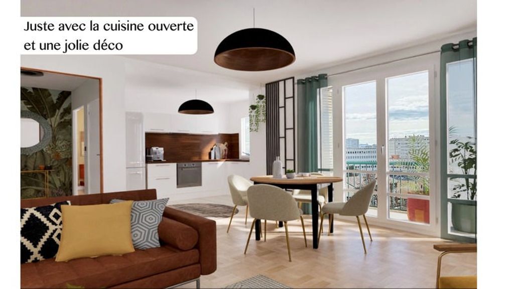 Achat appartement à vendre 3 pièces 66 m² - Villeurbanne