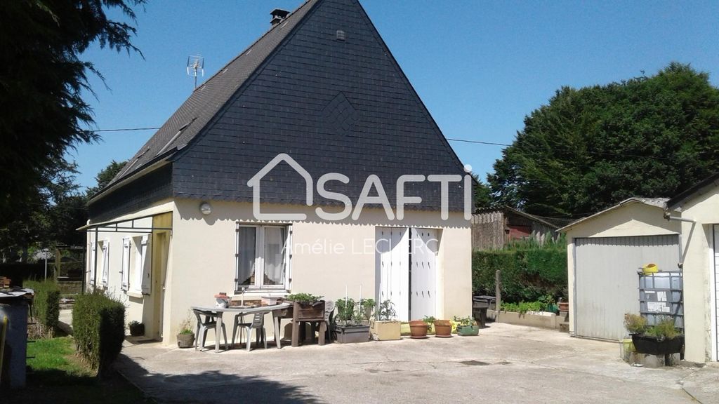 Achat maison à vendre 4 chambres 95 m² - Saint-Clément-Rancoudray