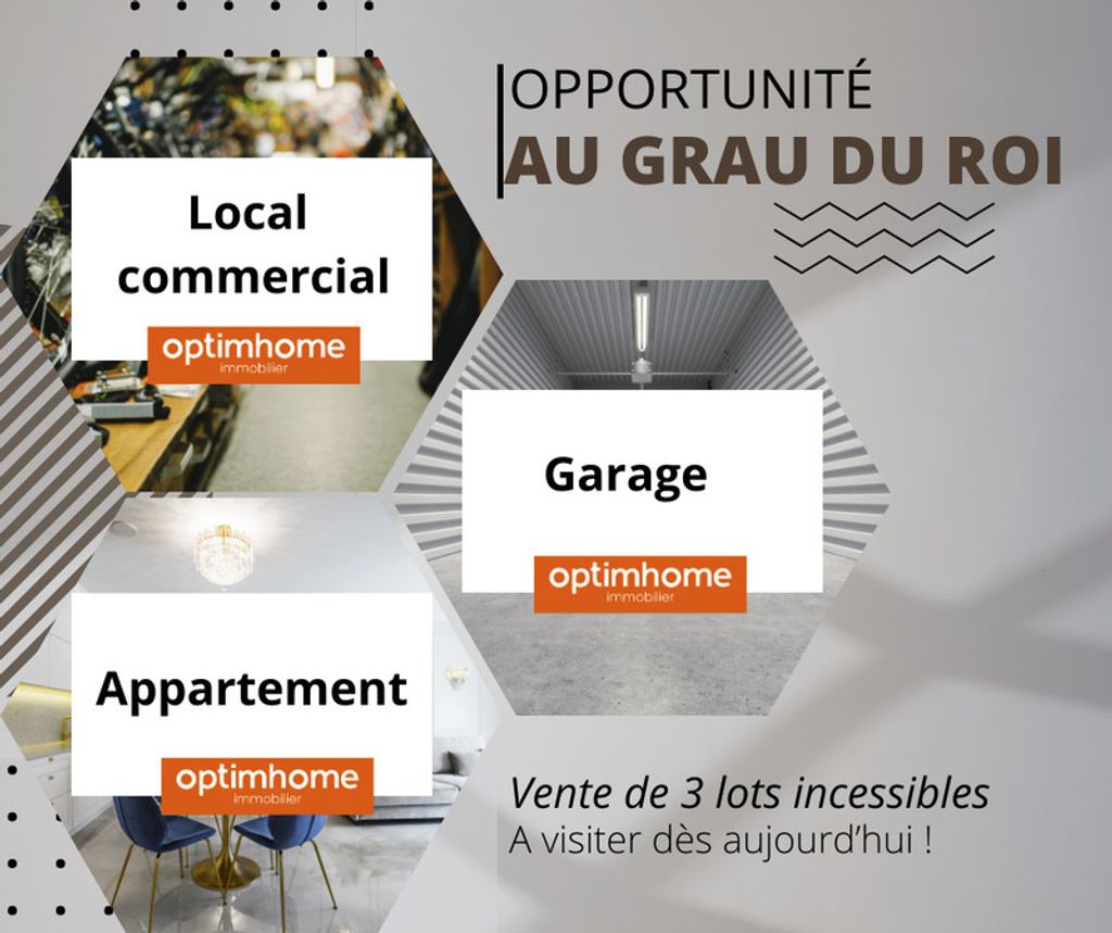 Achat appartement à vendre 3 pièces 177 m² - Le Grau-du-Roi