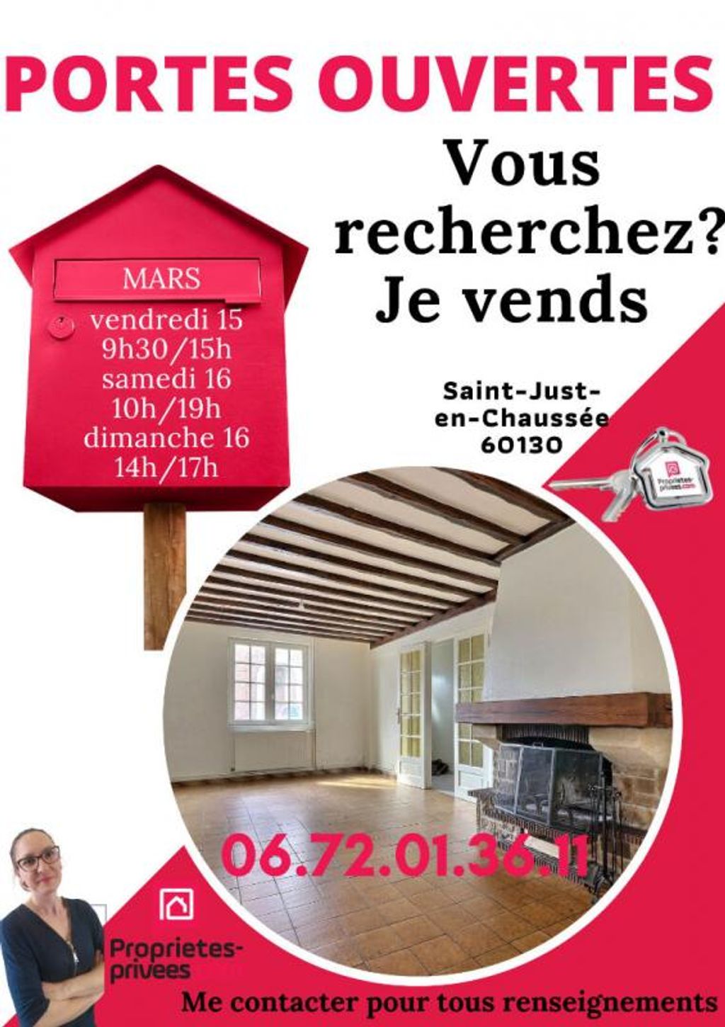 Achat maison à vendre 5 chambres 129 m² - Saint-Just-en-Chaussée