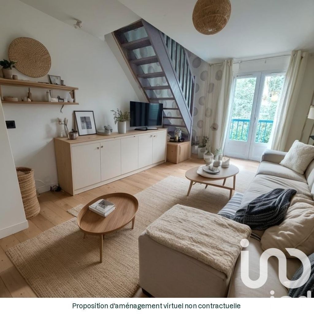 Achat duplex à vendre 3 pièces 62 m² - Nantes