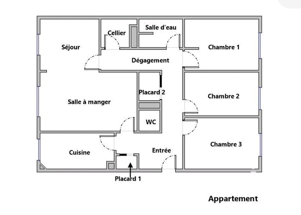 Achat appartement 5 pièce(s) Le Blanc-Mesnil