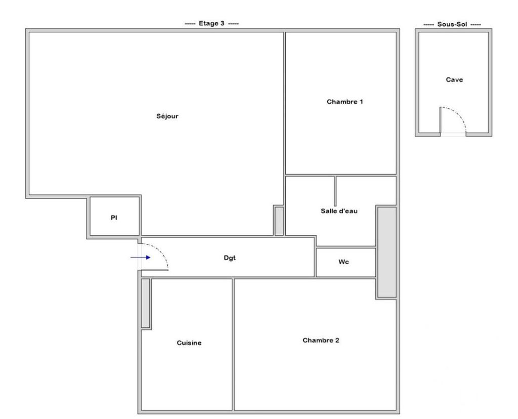 Achat appartement à vendre 3 pièces 62 m² - Brest