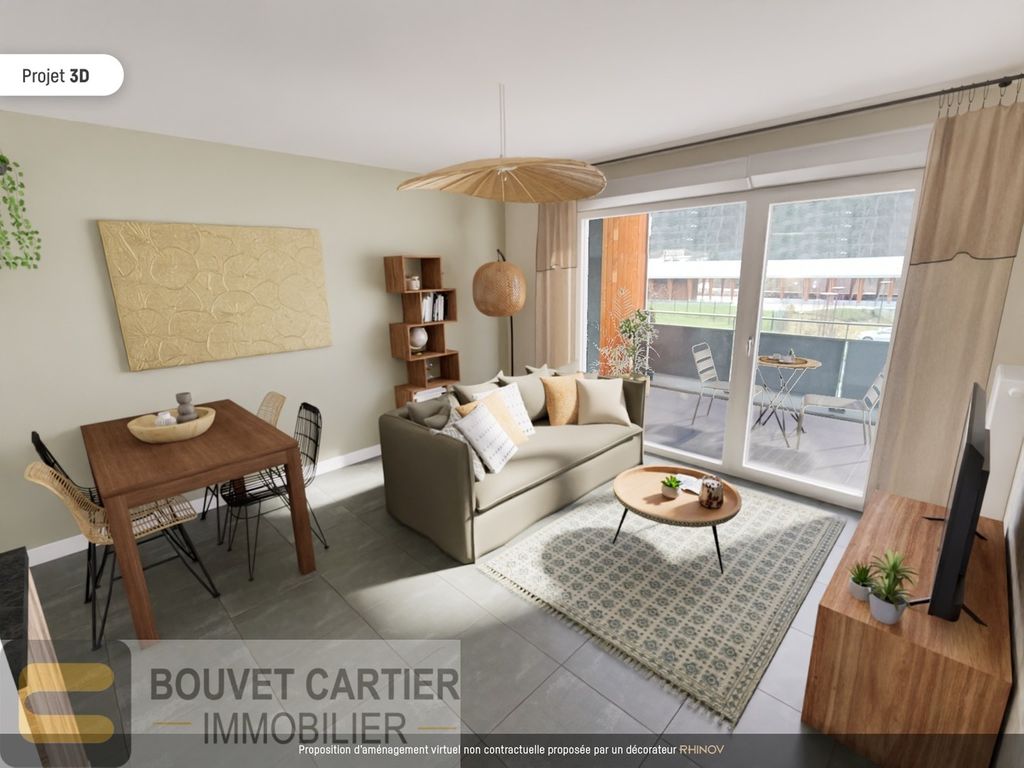 Achat appartement à vendre 2 pièces 45 m² - Fillinges