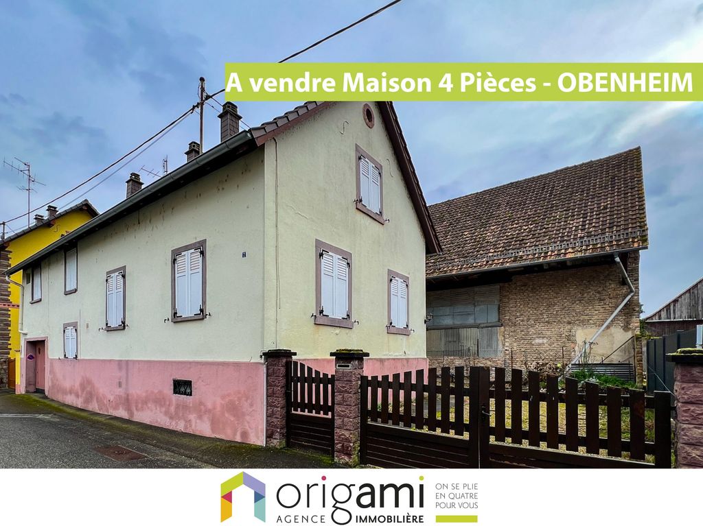 Achat maison à vendre 3 chambres 83 m² - Obenheim