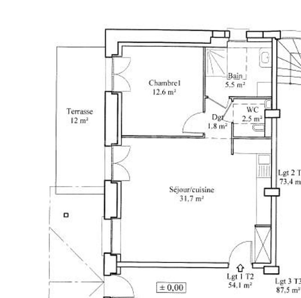 Achat appartement à vendre 2 pièces 54 m² - Les Gets