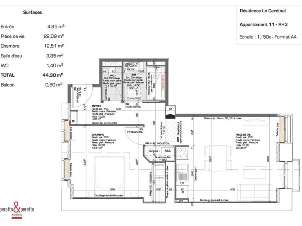 Achat appartement à vendre 2 pièces 44 m² - Cauterets