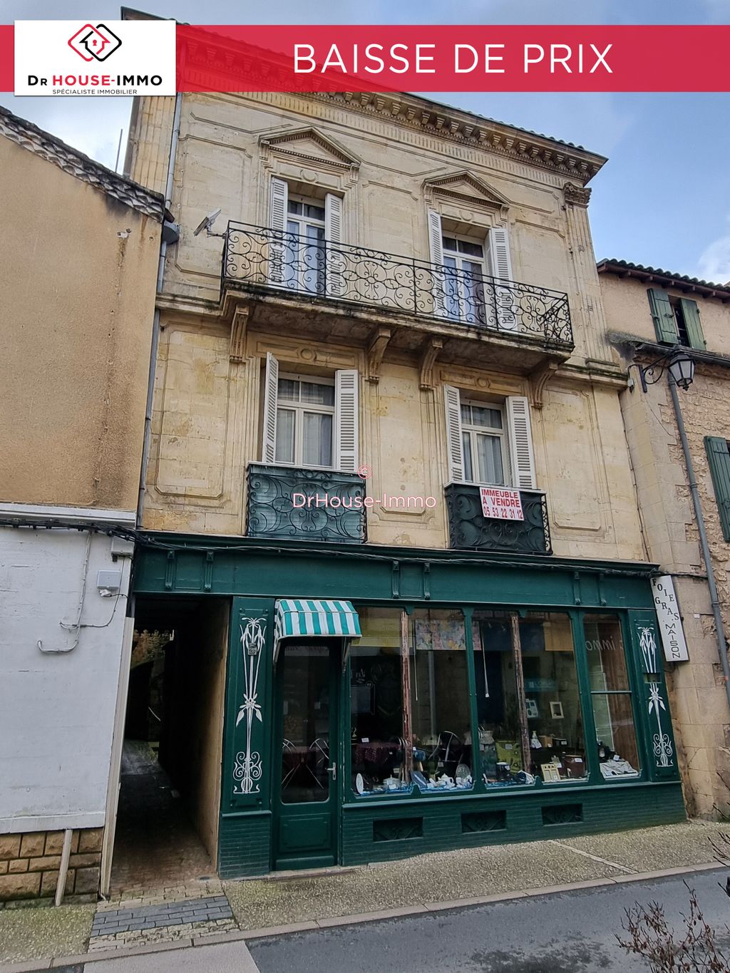 Achat maison à vendre 2 chambres 169 m² - Beaumontois en Périgord