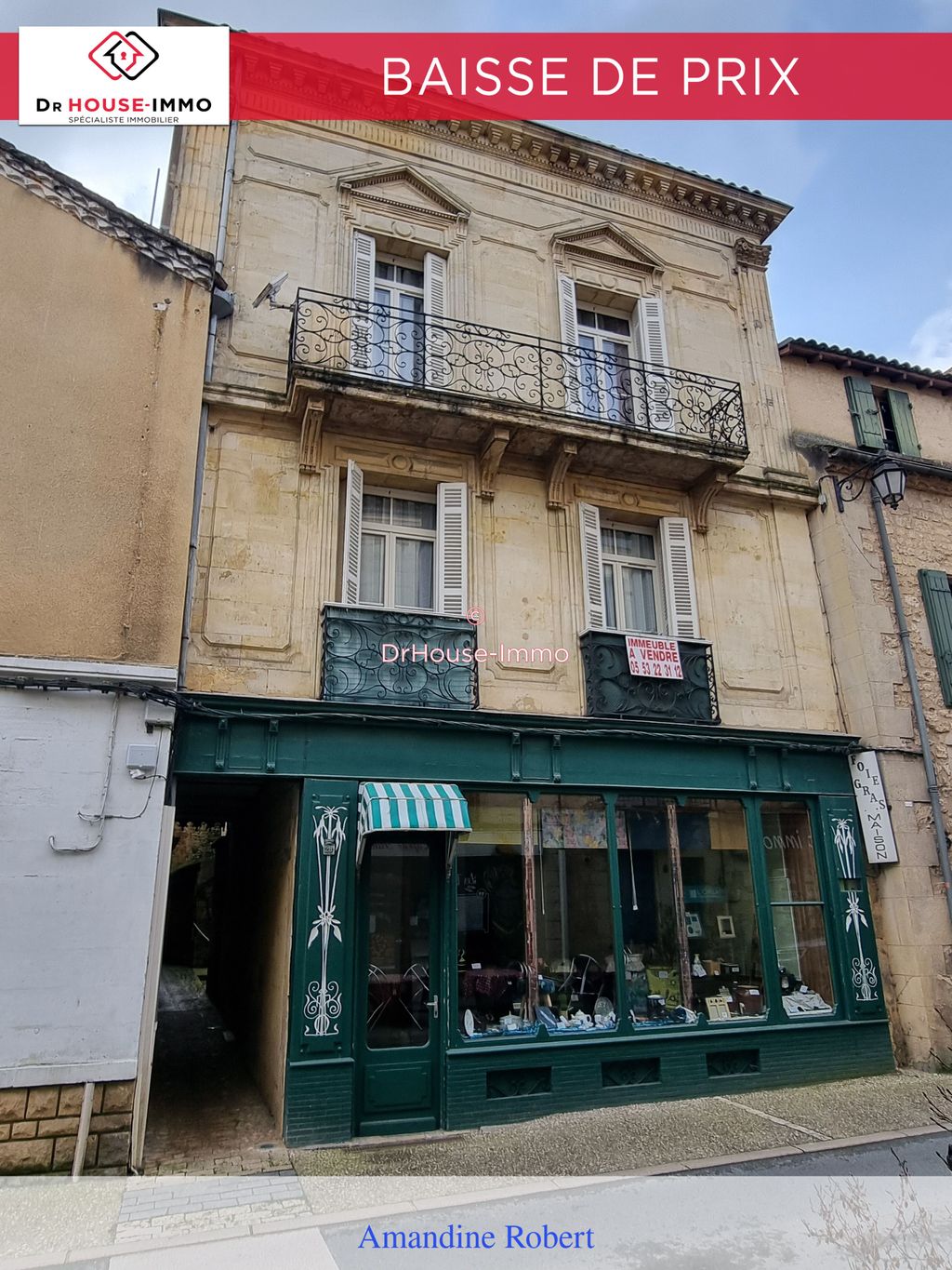 Achat maison à vendre 2 chambres 169 m² - Beaumontois en Périgord