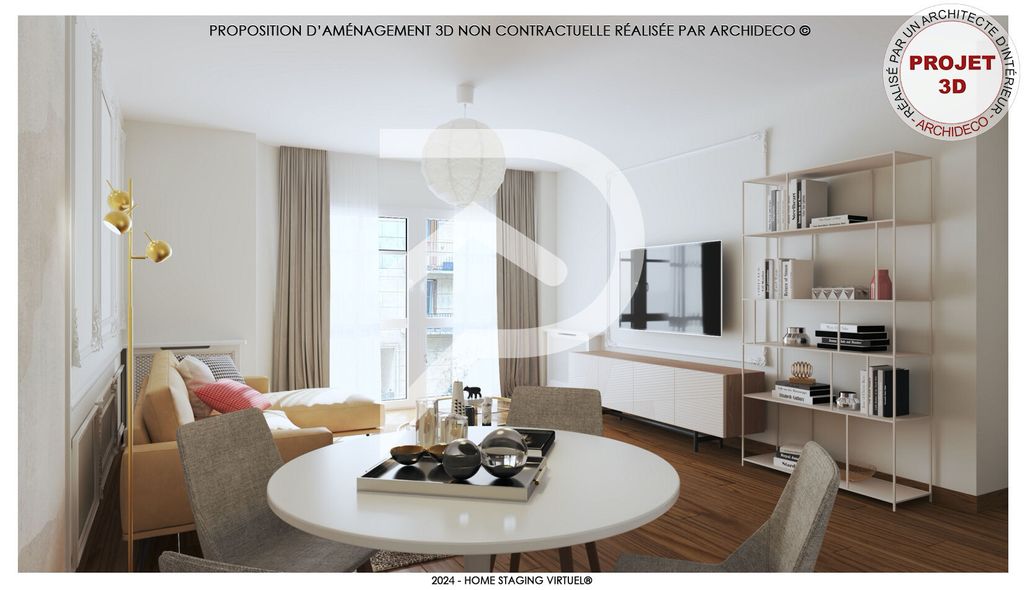 Achat appartement à vendre 3 pièces 74 m² - Paris 15ème arrondissement