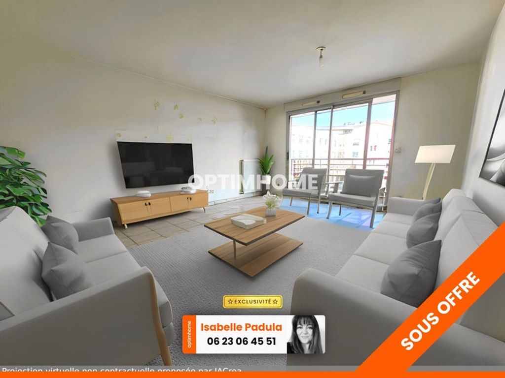 Achat appartement à vendre 3 pièces 63 m² - Villeurbanne