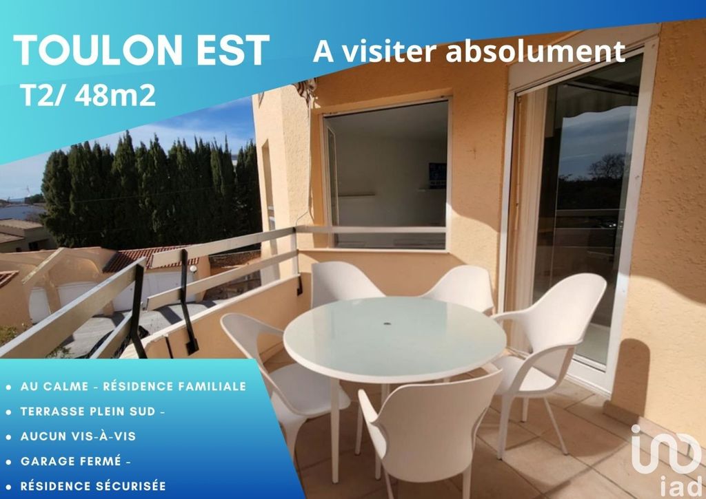 Achat appartement à vendre 2 pièces 48 m² - Toulon