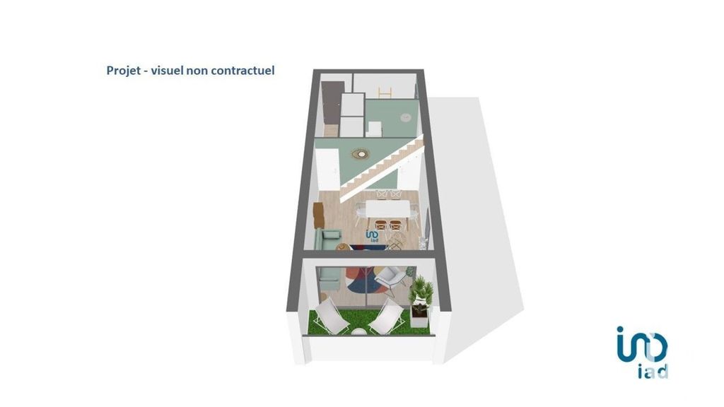 Achat duplex à vendre 2 pièces 45 m² - Royan