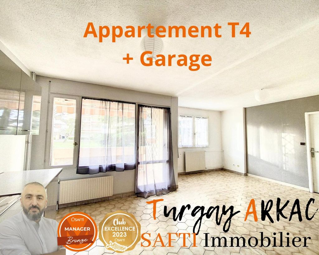 Achat appartement à vendre 4 pièces 80 m² - Bourgoin-Jallieu