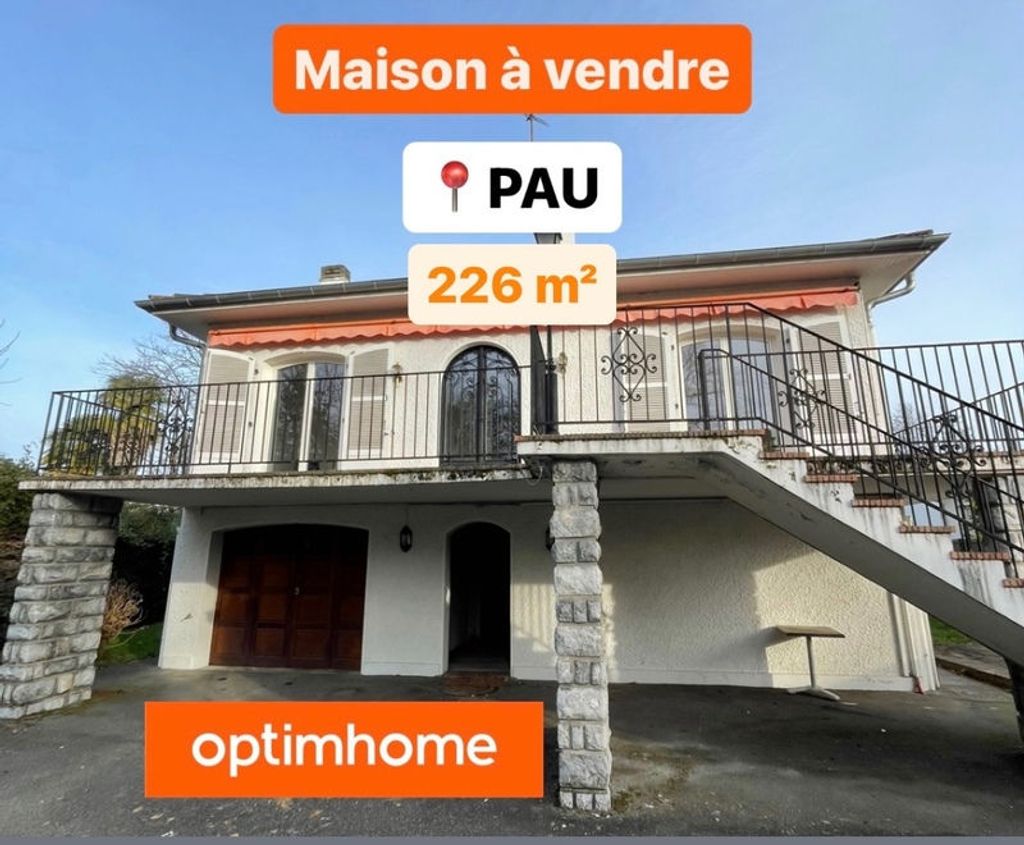 Achat maison à vendre 5 chambres 226 m² - Pau