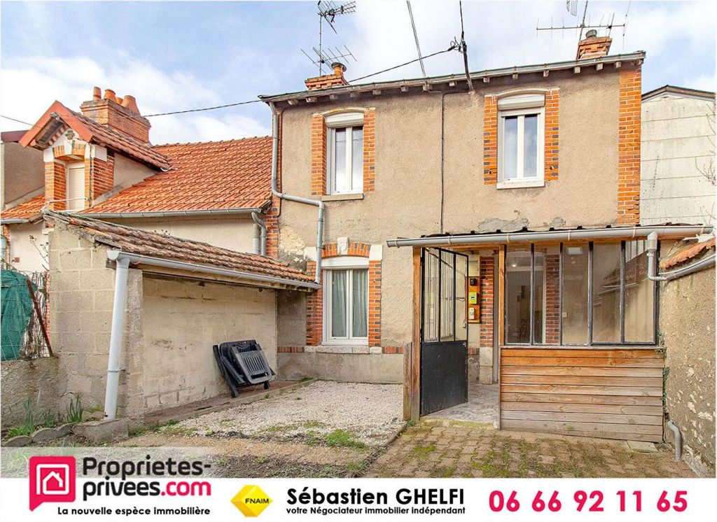 Achat maison à vendre 2 chambres 46 m² - Romorantin-Lanthenay