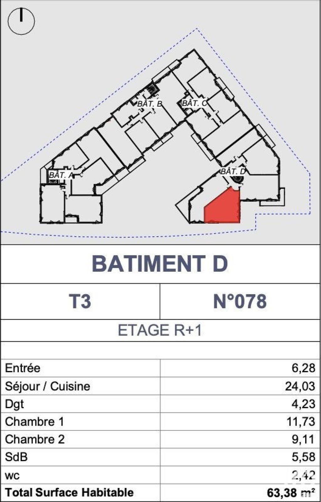 Achat appartement à vendre 3 pièces 63 m² - Créteil