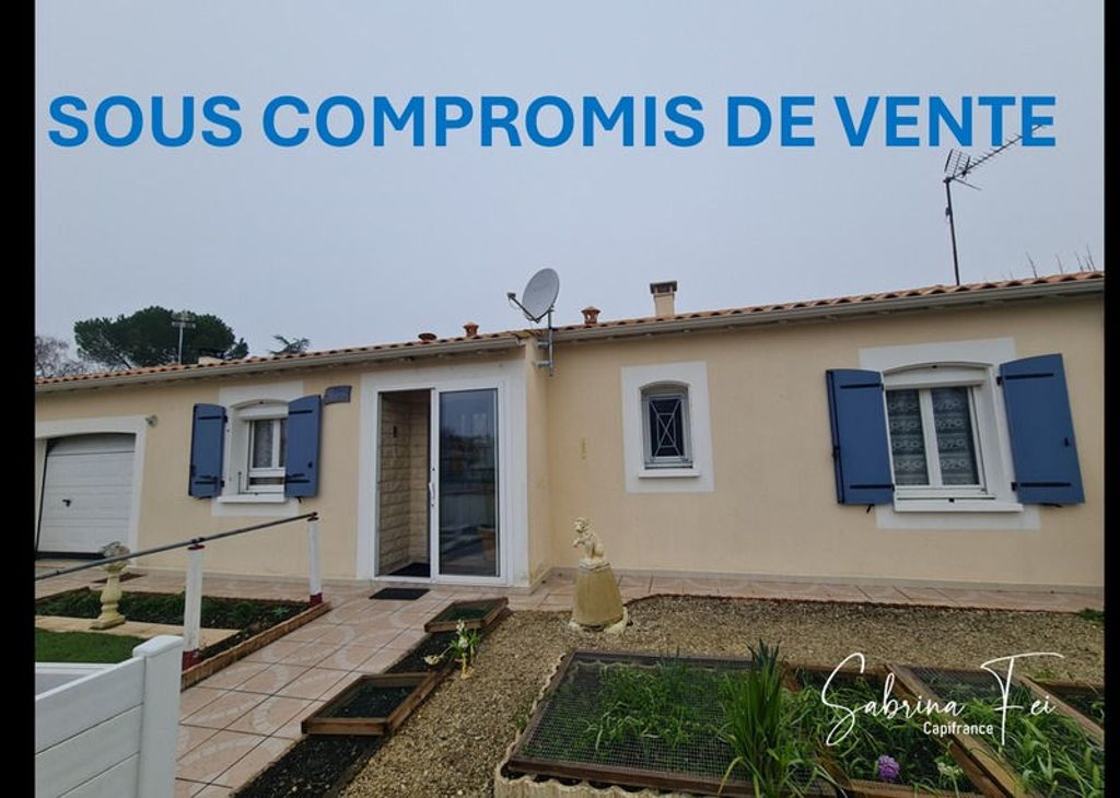 Achat maison à vendre 2 chambres 75 m² - Dompierre-sur-Mer