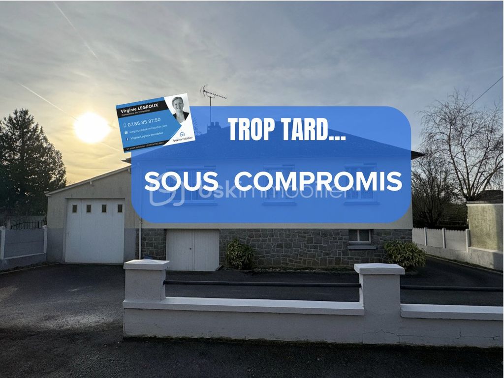Achat maison à vendre 2 chambres 77 m² - Saint-Pierre-la-Cour