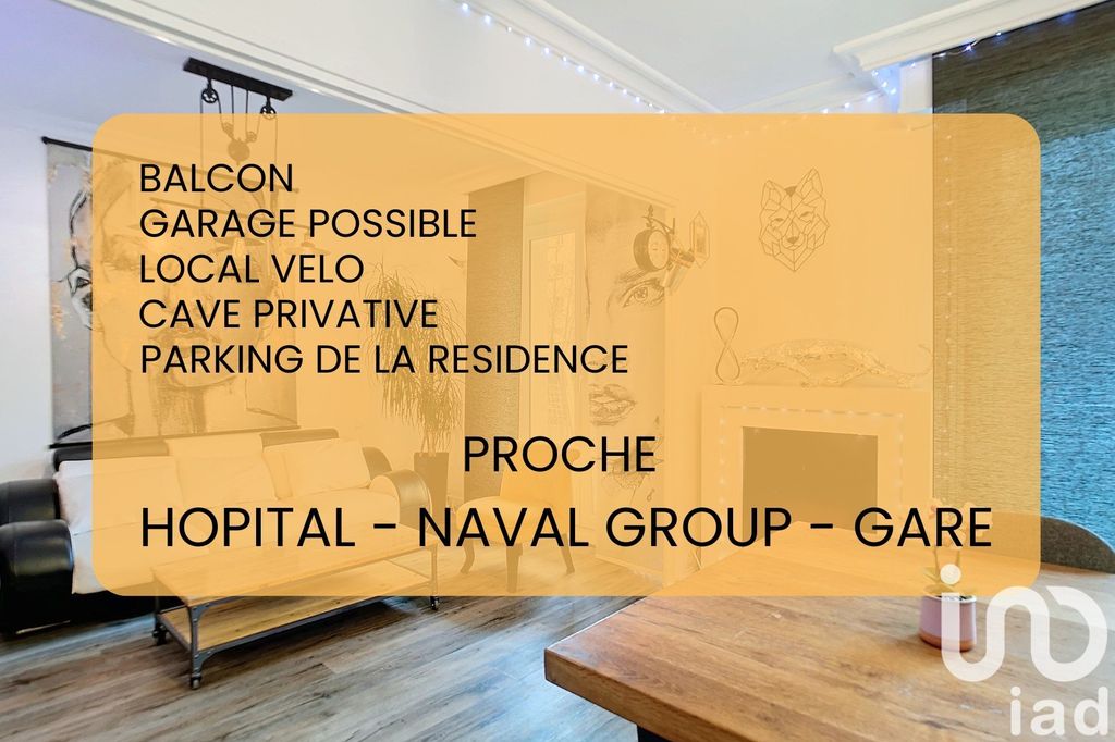 Achat appartement à vendre 4 pièces 74 m² - Lorient