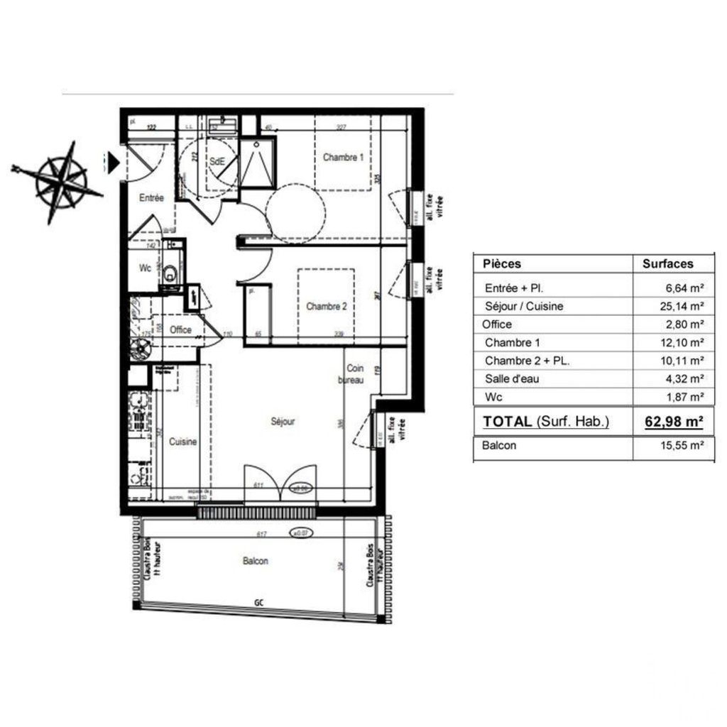 Achat appartement à vendre 3 pièces 63 m² - Sarzeau