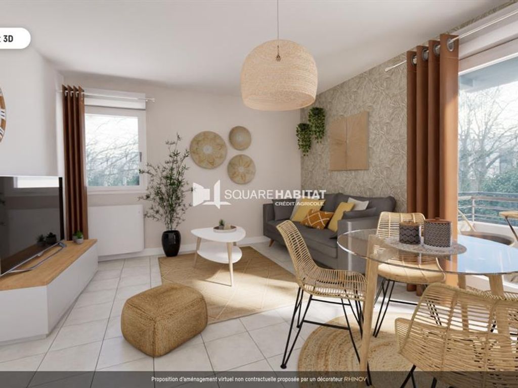 Achat appartement à vendre 3 pièces 61 m² - Toulouse