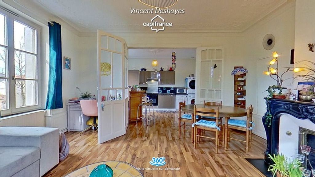 Achat appartement à vendre 3 pièces 82 m² - Nancy