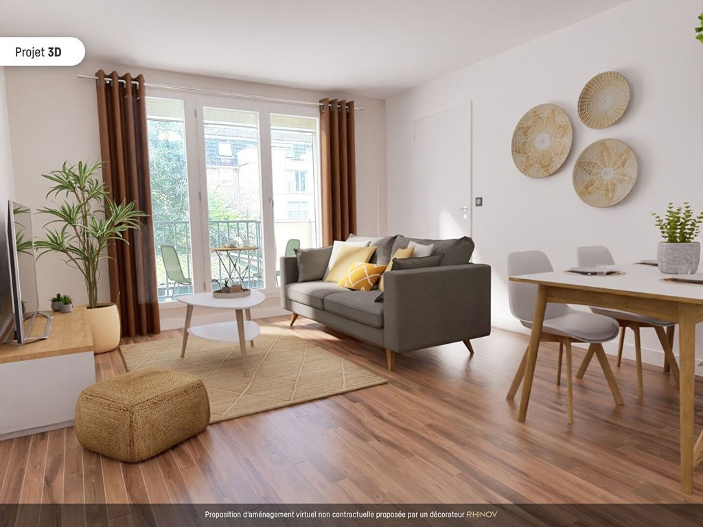 Achat appartement à vendre 3 pièces 65 m² - Lille