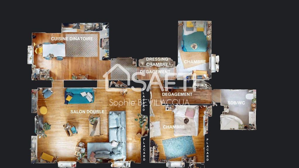 Achat appartement à vendre 4 pièces 100 m² - Neuville-sur-Saône