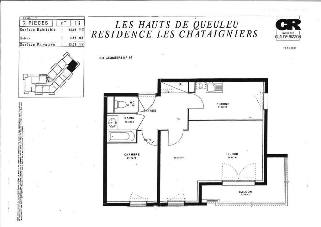 Achat appartement 2 pièce(s) Metz