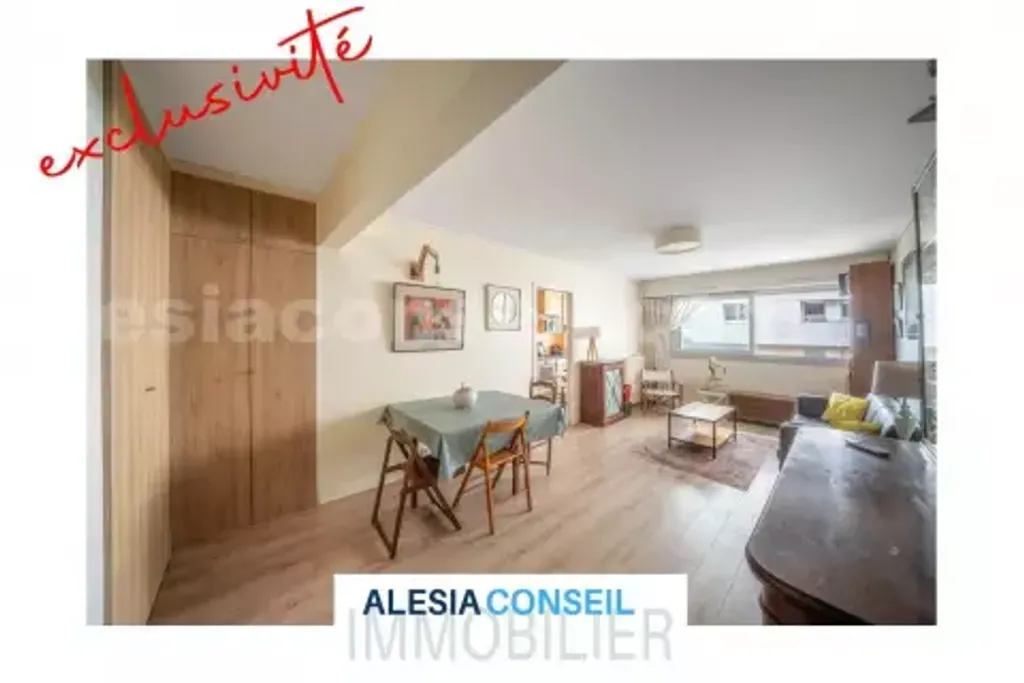 Achat appartement à vendre 3 pièces 71 m² - Paris 14ème arrondissement