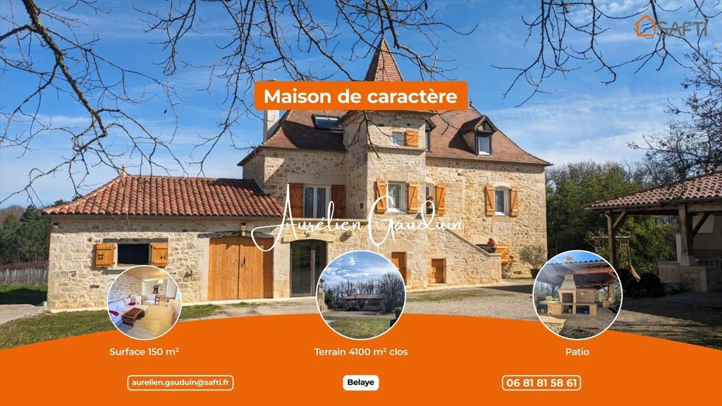 Achat maison à vendre 5 chambres 150 m² - Bélaye