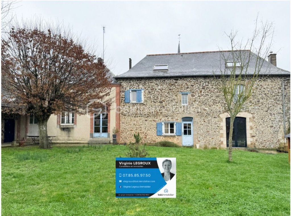 Achat maison à vendre 5 chambres 138 m² - Beaulieu-sur-Oudon