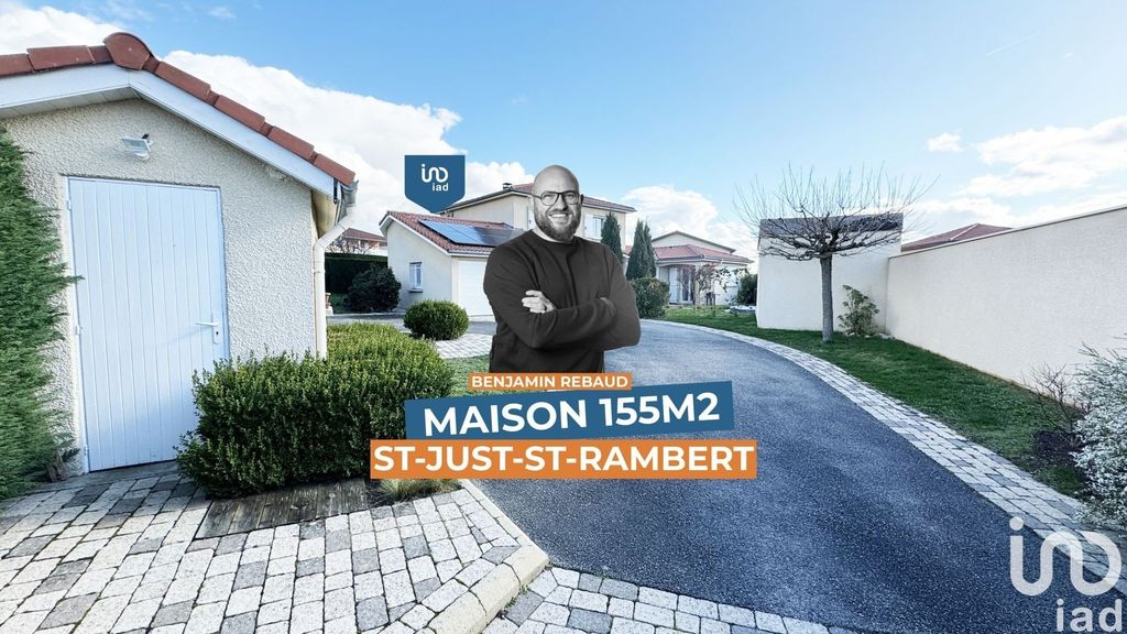Achat maison à vendre 6 chambres 155 m² - Saint-Just-Saint-Rambert