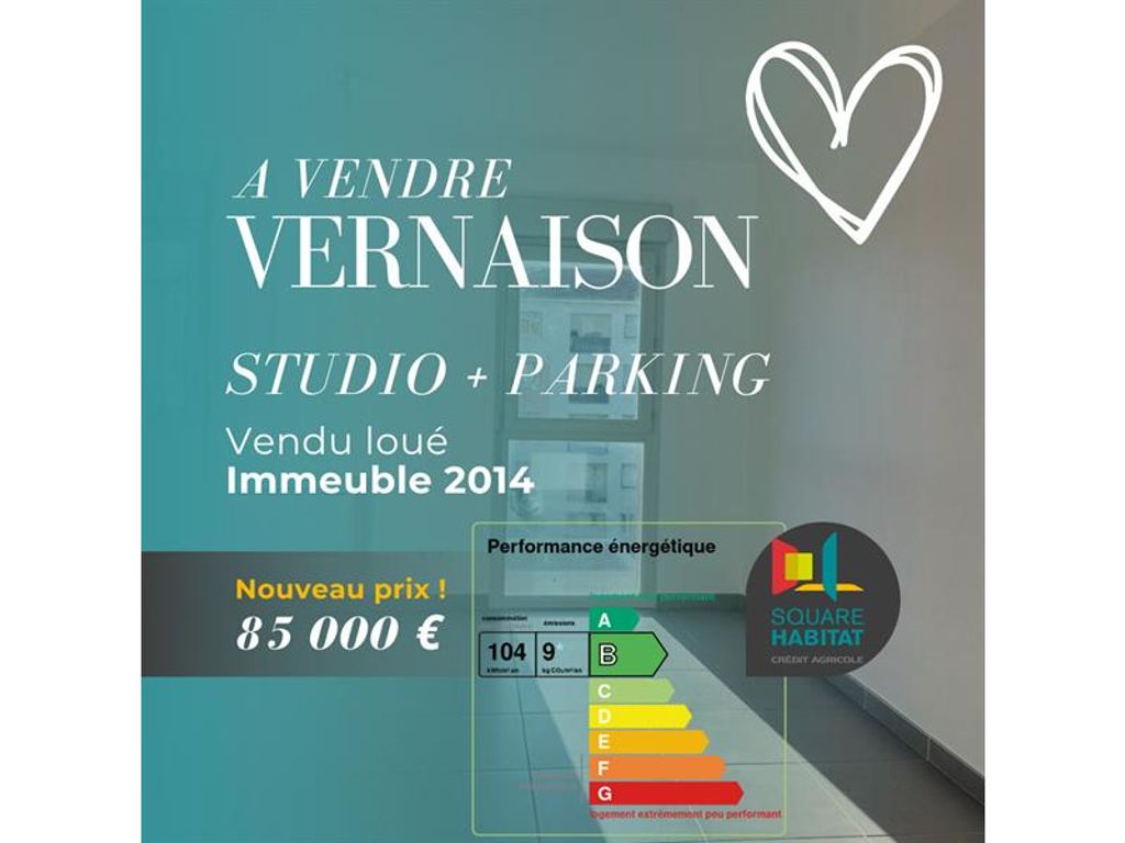 Achat studio à vendre 25 m² - Vernaison